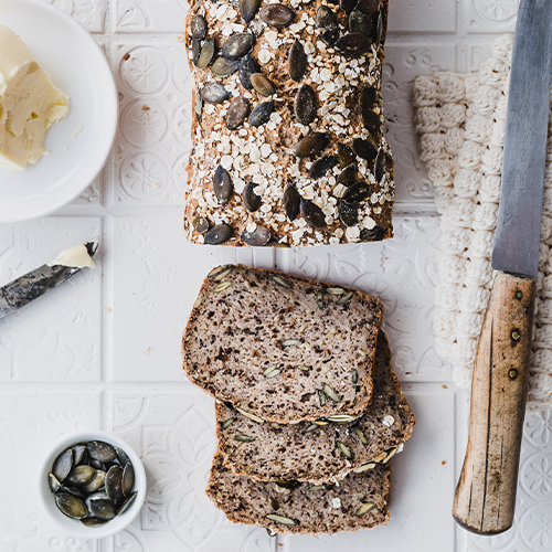 Glutenfreies Hafer-Buchweizenbrot