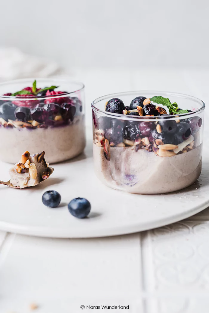 Artgerechter und glutenfreier Kokos-Pudding mit Kardamom und Zimt aus dem Buch 