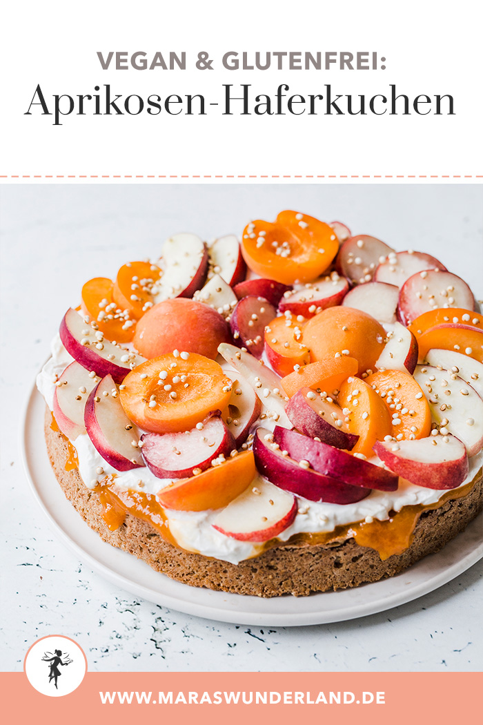 Veganer Aprikosen-Haferflocken. Glutenfrei und gesund. Fruchtig und cremig. Einfach und schnell gemacht. • Maras Wunderland