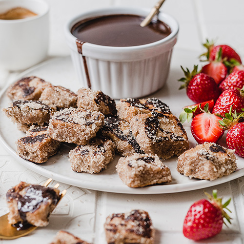 Vegane French Toast Bites