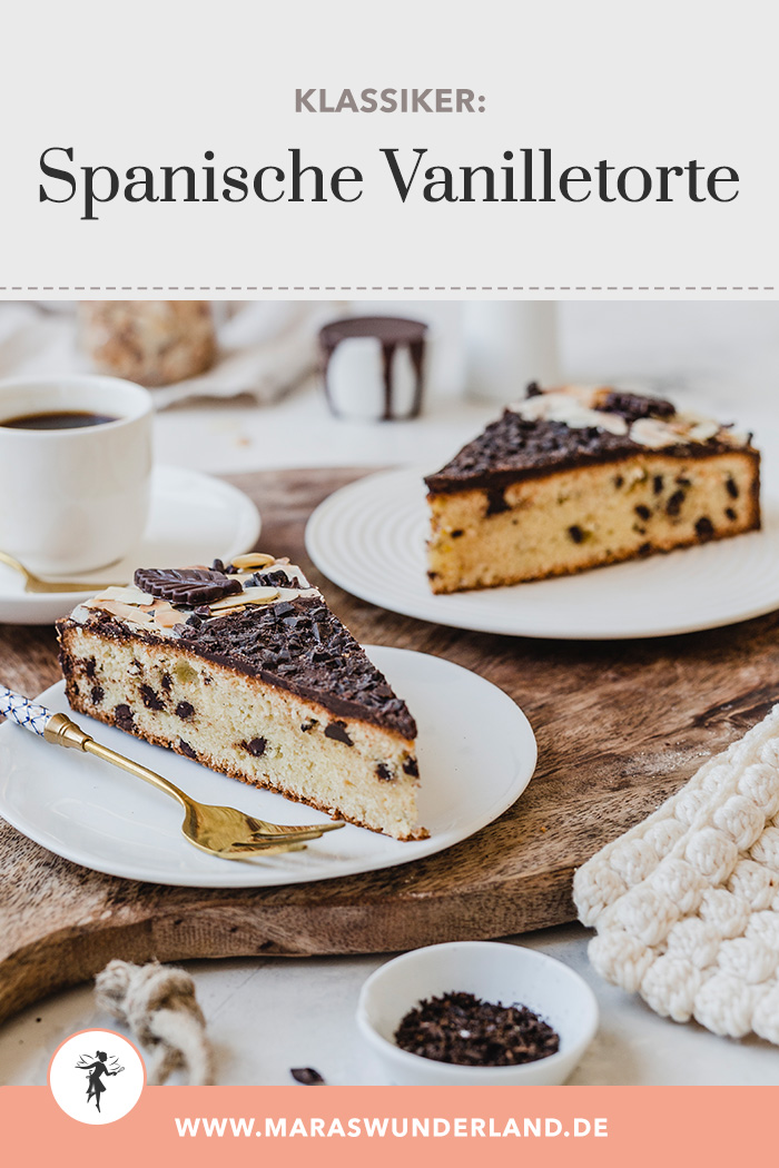 Spanische Vanilletorte. Ein schneller und einfacher Rührkuchen Klassiker für jede Gelegenheit. • Maras Wunderland