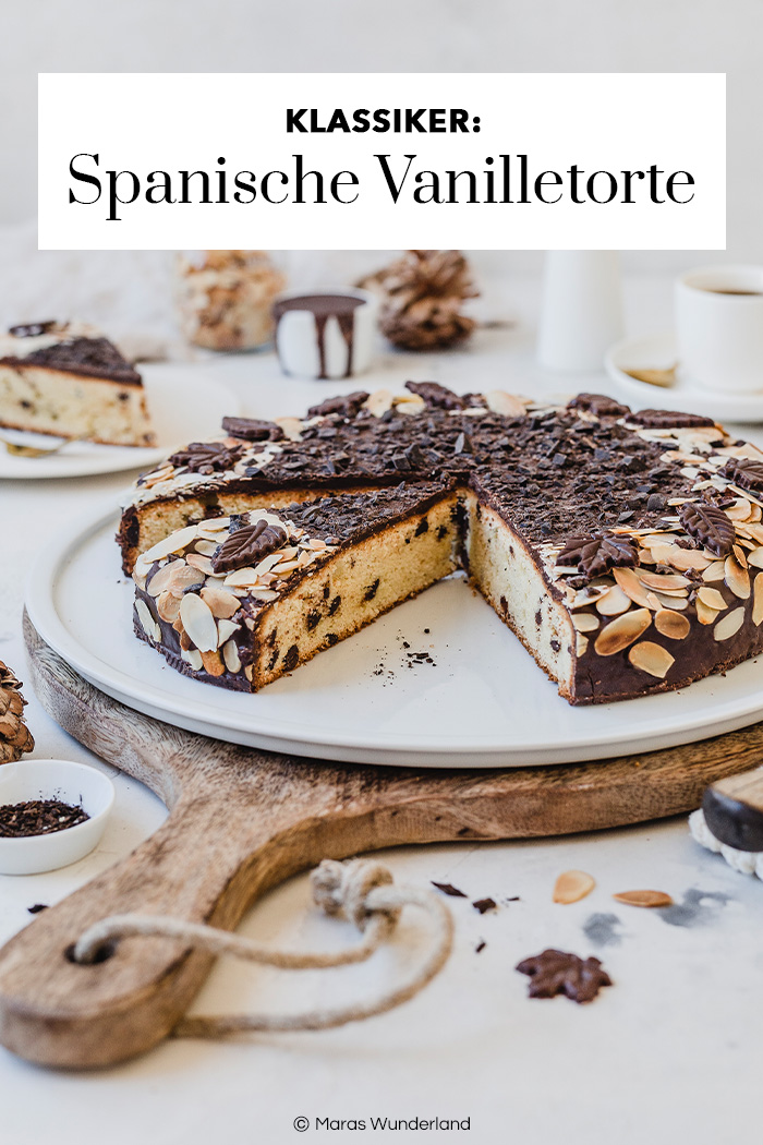 Spanische Vanilletorte. Ein schneller und einfacher Rührkuchen Klassiker für jede Gelegenheit. • Maras Wunderland