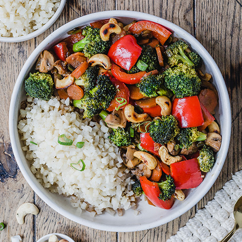 Schnelles Veggie Stir Fry