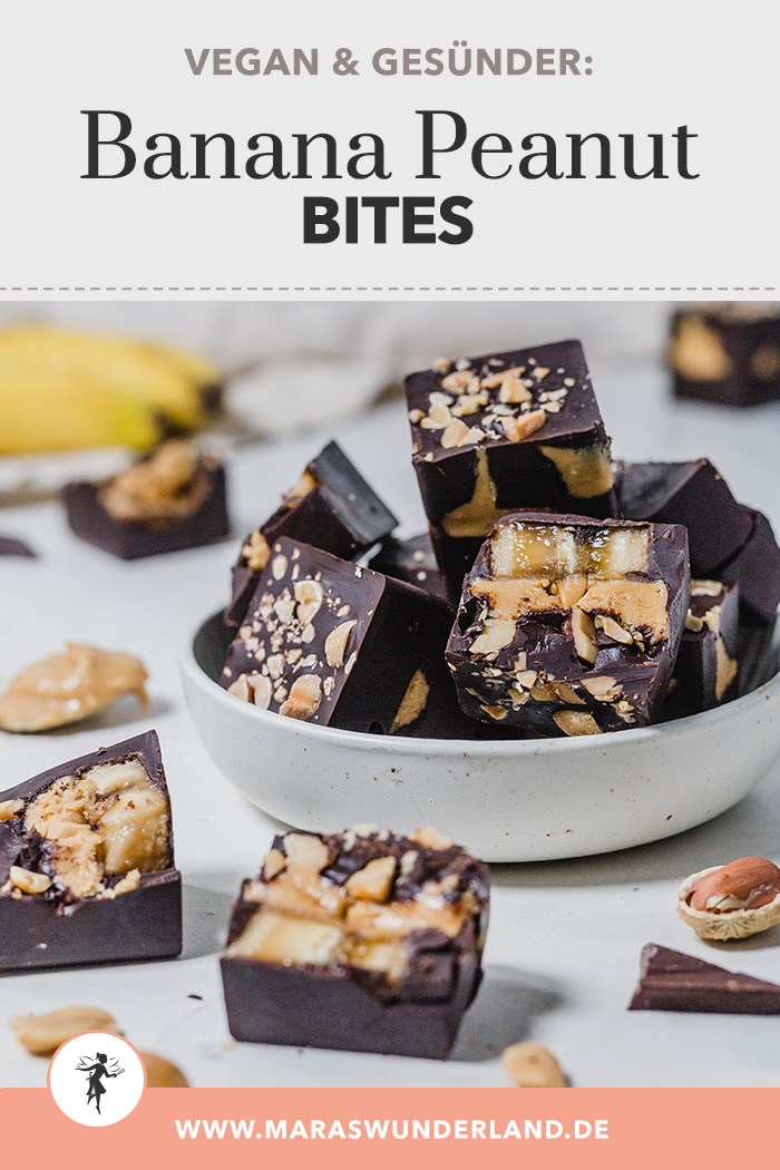 Vegane Banana Peanut Bites. Gesünder und glutenfrei. Schneller und einfacher Snack. • Maras Wunderland