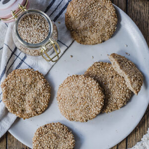 Glutenfreie Tahin Cookies